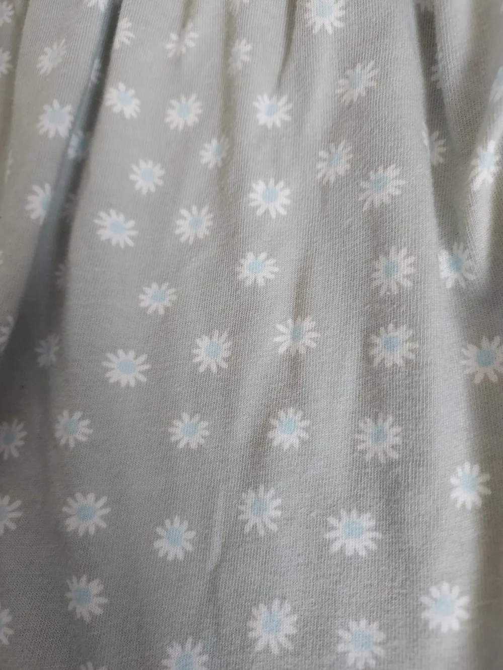 Carter's Light Sage Ditsy Daisy Cotton Dress 3T Cottagecore Spring Summer